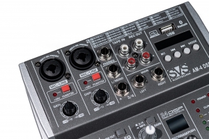 SVS Audiotechnik mixers AM-4 DSP Аналоговый микшерный пульт, 4-канала в Иркутске